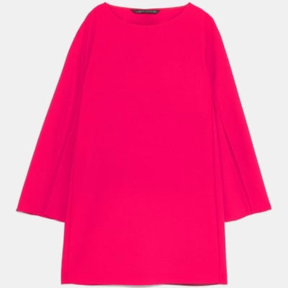Zara Cape Sleeve Dress | Size: L